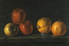 Still-Life with Oranges-Jacques Charles Oudry-Stretched Canvas