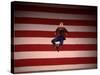 Jacques D'Amboise in New York City Ballet Production of Stars and Stripes-Gjon Mili-Stretched Canvas