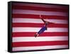 Jacques D'Amboise in New York City Ballet Production of Stars and Stripes-Gjon Mili-Framed Stretched Canvas