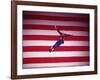 Jacques D'Amboise in New York City Ballet Production of Stars and Stripes-Gjon Mili-Framed Premium Photographic Print