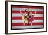 Jacques D'Amboise, Patricia McBride and Suki Schorer in Stars and Stripes-Gjon Mili-Framed Photographic Print