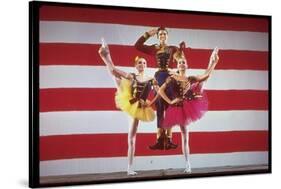 Jacques D'Amboise, Patricia McBride and Suki Schorer in Stars and Stripes-Gjon Mili-Stretched Canvas