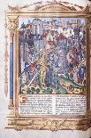 Illuminated Manuscript Depicting a King and His Army before a City, 1503-04-Jacques De Besancon-Framed Giclee Print