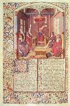 Illuminated Manuscript Depicting a King and His Army before a City, 1503-04-Jacques De Besancon-Framed Giclee Print