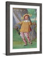 Jacques de Lalaing, c.1530-40-Simon Bening-Framed Giclee Print