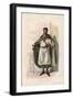 Jacques de Molay the Last Grand Master of the Knights Templar Burnt Alive for Alleged Crimes-Geille-Framed Art Print