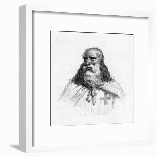 Jacques de Molay-null-Framed Art Print