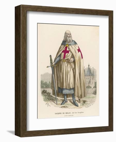 Jacques De Molay-null-Framed Art Print