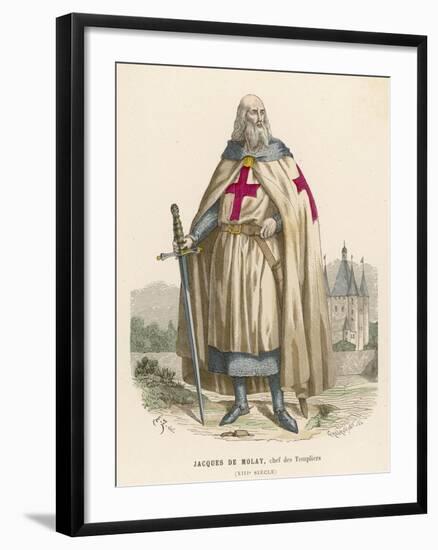 Jacques De Molay-null-Framed Art Print