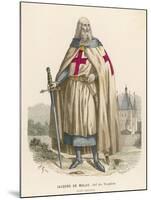 Jacques De Molay-null-Mounted Art Print