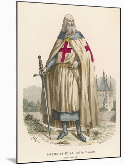 Jacques De Molay-null-Mounted Art Print