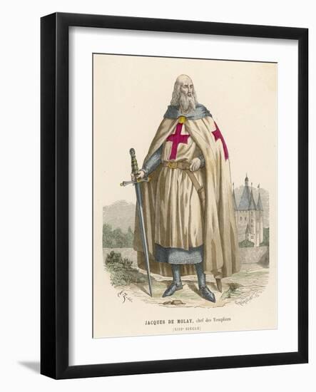 Jacques De Molay-null-Framed Art Print