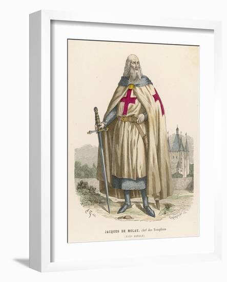 Jacques De Molay-null-Framed Art Print