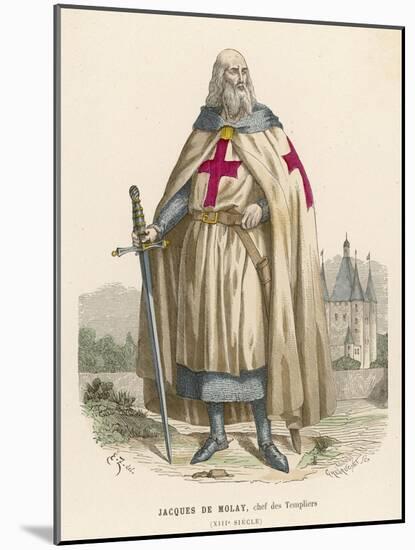 Jacques De Molay-null-Mounted Art Print