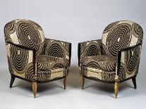 Pair of Art Deco Style Armchairs, Guinde Model-Jacques-emile Ruhlmann-Giclee Print