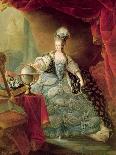 Portrait of Marie Antoinette Queen of France-Jacques Fabien Gautier d'Agoty-Giclee Print