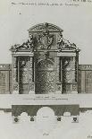 Planche 233 : Elévation du portail de l'église paroissiale de Saint-Gervais-Jacques-François Blondel-Giclee Print