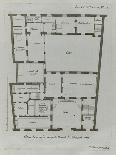 Planche 296 : plan  du rez-de-chaussée de l'hôtel de Rohan , rue Vieille du Temple à Paris-Jacques-François Blondel-Giclee Print