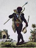 King of Bar, Near Gorée, Senegal, from Costumes De Différents Pays, 1796-Jacques Grasset de Saint-Sauveur-Giclee Print