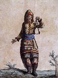 Anzikos Warrior, Africa, Engraving from Encyclopedia of Voyages, 1795-Jacques Grasset de Saint-Sauveur-Giclee Print