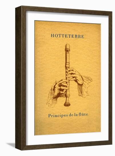 Jacques Hotteterre's 'Principes de-Bernard Picart-Framed Giclee Print