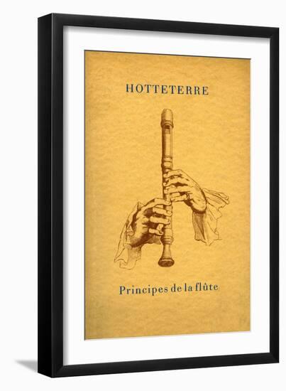 Jacques Hotteterre's 'Principes de-Bernard Picart-Framed Giclee Print