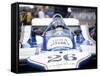 Jacques Laffite at the Wheel of a Ligier-Cosworth, British Grand Prix, Brands Hatch, 1980-null-Framed Stretched Canvas