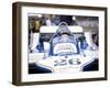 Jacques Laffite at the Wheel of a Ligier-Cosworth, British Grand Prix, Brands Hatch, 1980-null-Framed Premium Photographic Print