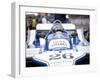 Jacques Laffite at the Wheel of a Ligier-Cosworth, British Grand Prix, Brands Hatch, 1980-null-Framed Premium Photographic Print