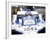 Jacques Laffite at the Wheel of a Ligier-Cosworth, British Grand Prix, Brands Hatch, 1980-null-Framed Photographic Print
