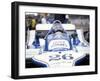 Jacques Laffite at the Wheel of a Ligier-Cosworth, British Grand Prix, Brands Hatch, 1980-null-Framed Photographic Print