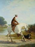 Portrait of Lord Rivers with Two Greyhounds, c.1825-Jacques Laurent Agasse-Framed Giclee Print