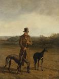 Portrait of Lord Rivers with Two Greyhounds, c.1825-Jacques Laurent Agasse-Framed Giclee Print