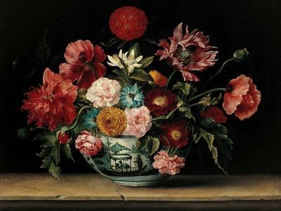 Chinese Cup with Flowers