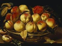Peaches in a Silver-Gilt Bowl on a Ledge-Jacques Linard-Giclee Print