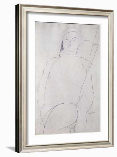 Jacques Lipchitz-Amedeo Modigliani-Framed Giclee Print