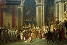 Coronation of Empress Josephine on Dec. 2, 1804-Jacques Louis David-Art Print