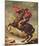Jacques-Louis David (Napoleon Crossing the Alps) Art Poster Print-null-Mounted Poster