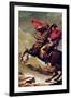 Jacques-Louis David (Napoleon Crossing the Alps)-Jacques-Louis David-Framed Art Print