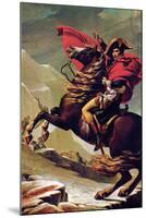 Jacques-Louis David (Napoleon Crossing the Alps)-Jacques-Louis David-Mounted Art Print