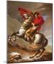 Jacques-Louis David (Napoleon exceed the great St. Bernard Pass) Art Poster Print-null-Mounted Poster