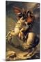 Jacques-Louis David (Napoleon exceed the great St. Bernard Pass)-Jacques-Louis David-Mounted Art Print