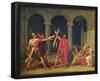 Jacques-Louis David (Oath of Horatier) Art Poster Print-null-Framed Poster