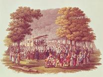 Camp Meeting of the Methodists in North America, Engraved by M. Dubourg, 1819-Jacques Milbert-Giclee Print