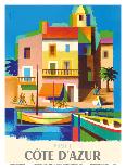 Visit Cote D'Azur - France - The French Riviera-Jacques Nathan-Garamond-Mounted Art Print