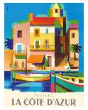 Visitez (Visit) La Cote D'Azur - France - French Riviera-Jacques Nathan-Garamond-Giclee Print