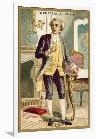 Jacques Necker, Swiss-Born French Banker and Statesman-null-Framed Giclee Print