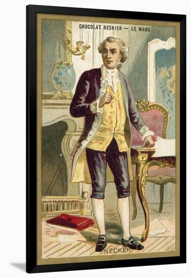 Jacques Necker, Swiss-Born French Banker and Statesman-null-Framed Giclee Print