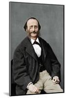 Jacques Offenbach (1819-1880), German-born French composer, cellist and impresario of the romantic-Nadar-Mounted Photographic Print