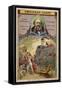 Jacques Offenbach, French Composer, and a Scene from His Opera Orpheus in the Underworld-null-Framed Stretched Canvas